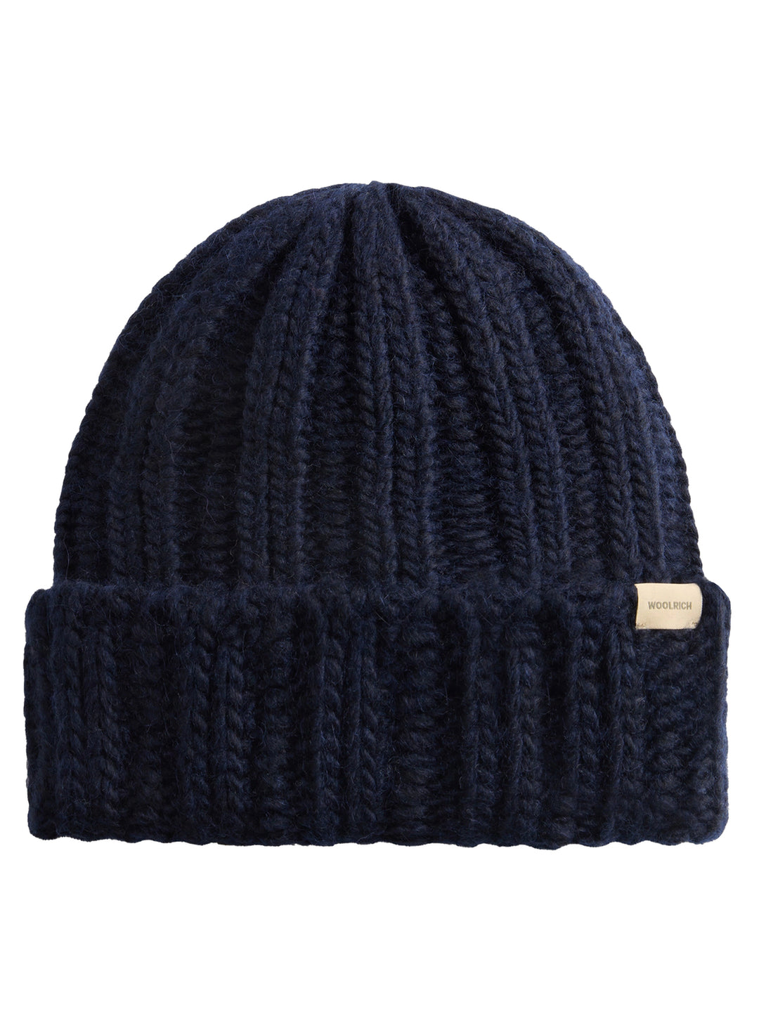 Woolrich Chunky Beanie – Blauw-50% wool, 40% acrylic, 10% alpaca-DAMES ACCESSOIRES-Blauw