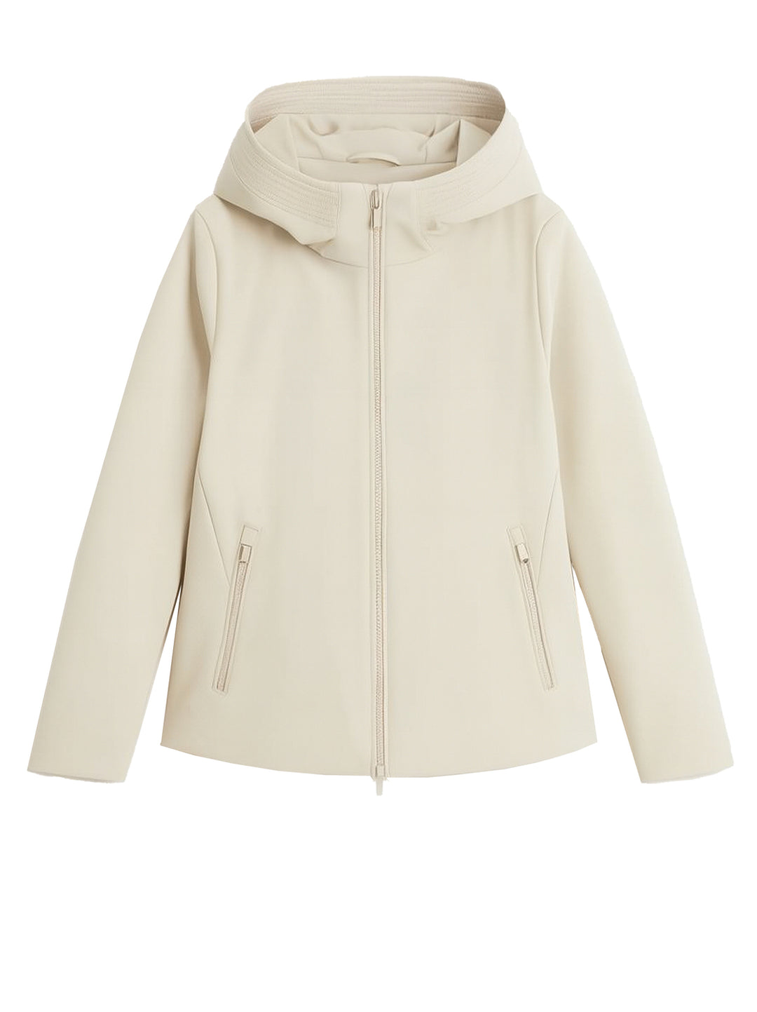 Woolrich Firth Tech Softshell Down Parka – Crème-94% polyester, 6% elastaan-DAMES JASSEN & JACKS-Room