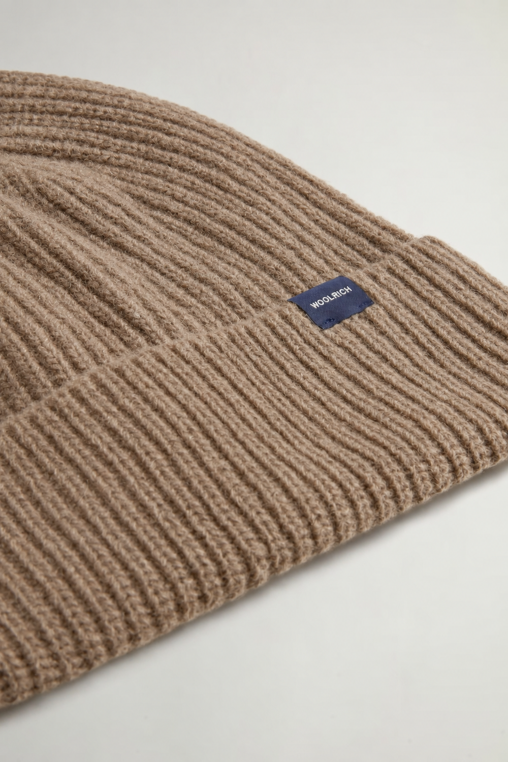 Woolrich Geribde Muts van Wolmix – Bruin-80% wol, 20% polyamide-HEREN ACCESSOIRES-Bruin