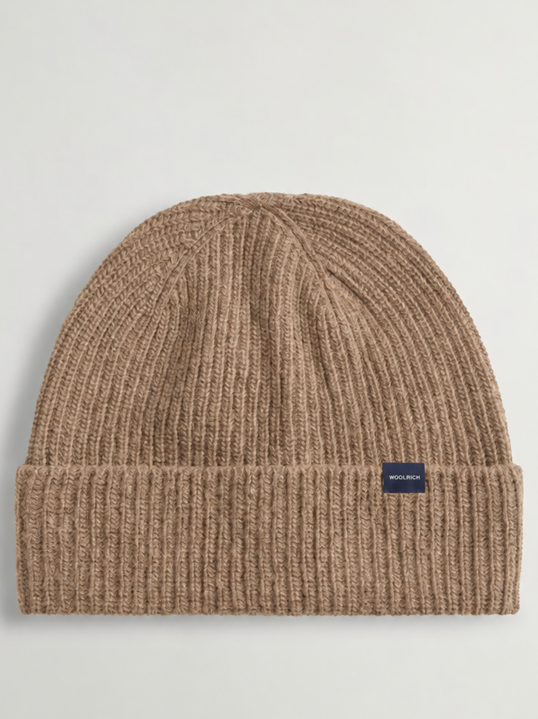 Woolrich Geribde Muts van Wolmix – Bruin-80% wol, 20% polyamide-HEREN ACCESSOIRES-Bruin