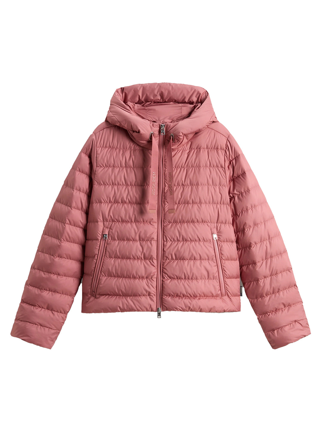 Woolrich gevoerd jack van microvezel met capuchon-Buitenste: 100% Polyester<br /><br />Binnen: 100% Polyamide<br /><br />