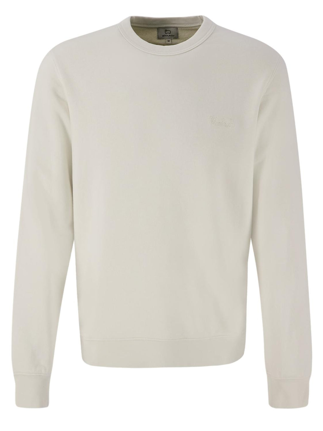 Woolrich katoenen sweatshirt-66% katoen, 34% polyester-HEREN TRUIEN & VESTEN-Beige