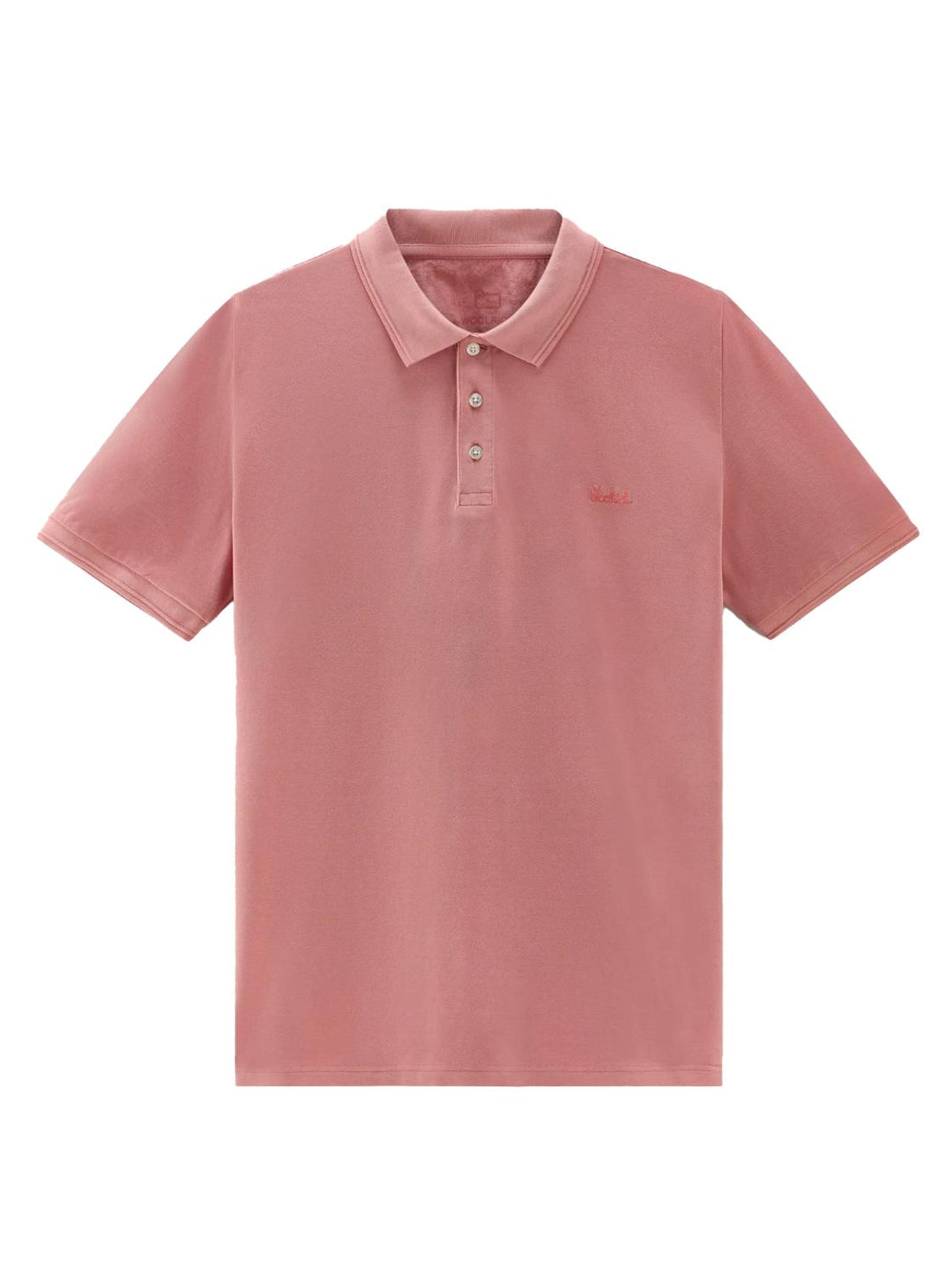 Woolrich MACKINACK polo-95% katoen, 5% elasthaan-HEREN POLO'S & T-SHIRTS-Roze
