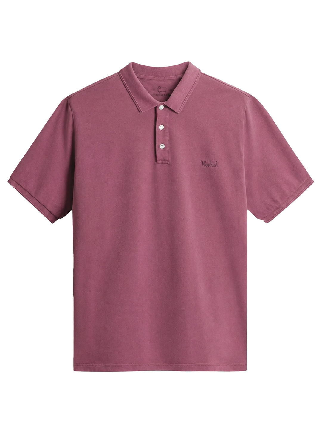 Woolrich Mackinack Polo – Rood-95% katoen, 5% elastaan-HEREN POLO'S & T-SHIRTS-Rood