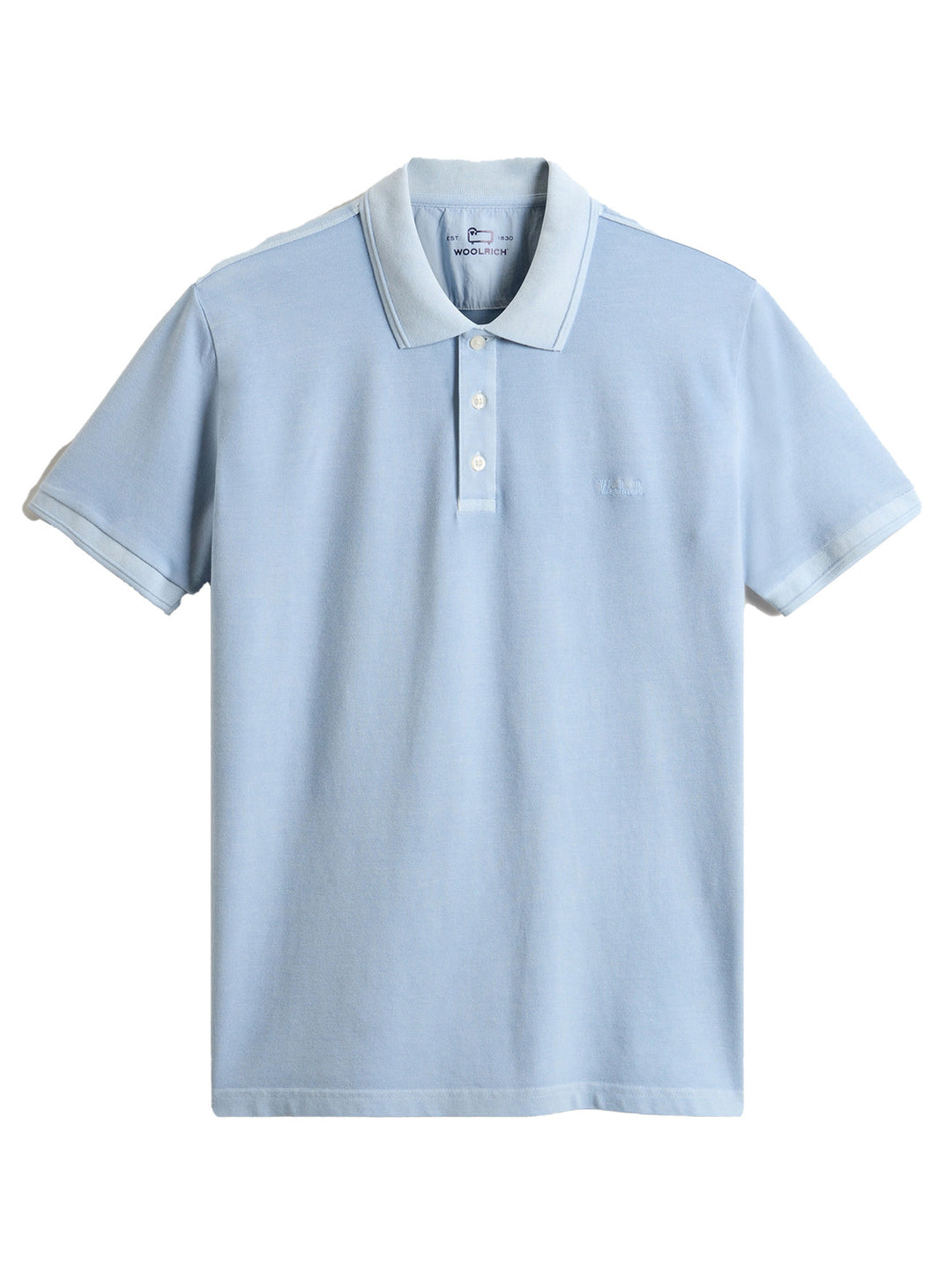 Woolrich Mackinack-poloshirt Flask-Buitenste: 95% Katoen, 5% Elastane / 100% Katoen-HEREN POLO'S & T-SHIRTS-Blauw