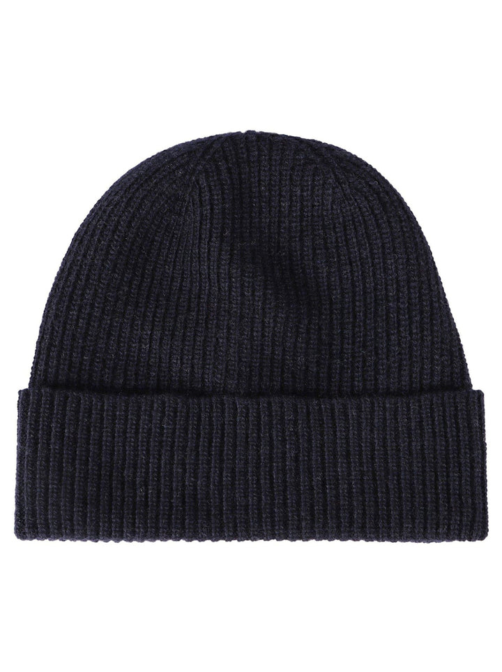 Woolrich muts van zuivere Merino-scheerwol-80% Scheerwol, 20% Polyamide-HEREN ACCESSOIRES-Blauw