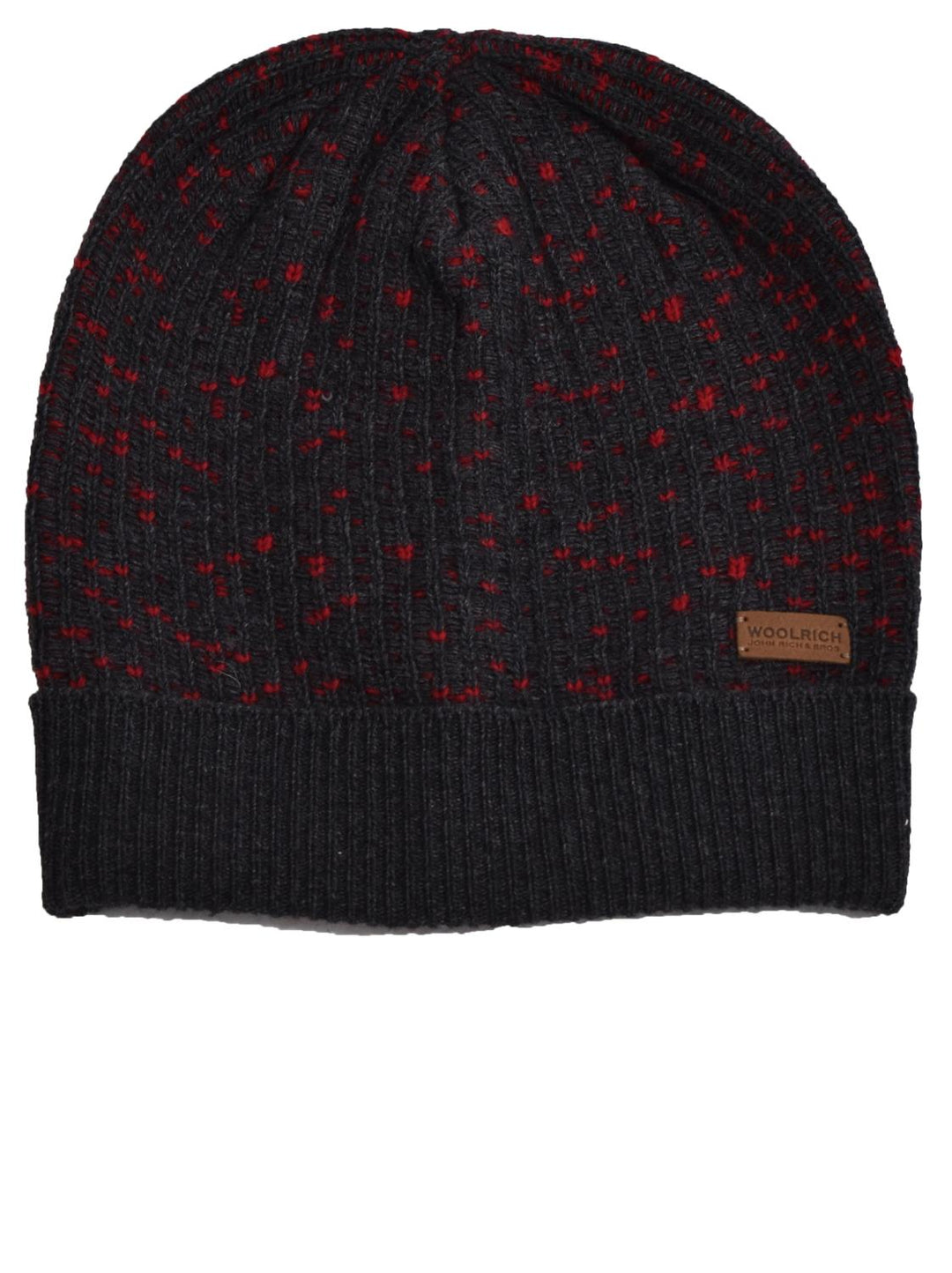 Woolrich Nuanced Beanie-40% wol, 30% viskose, 20% polyamide, 10% cashmere-HEREN ACCESSOIRES-Grijs