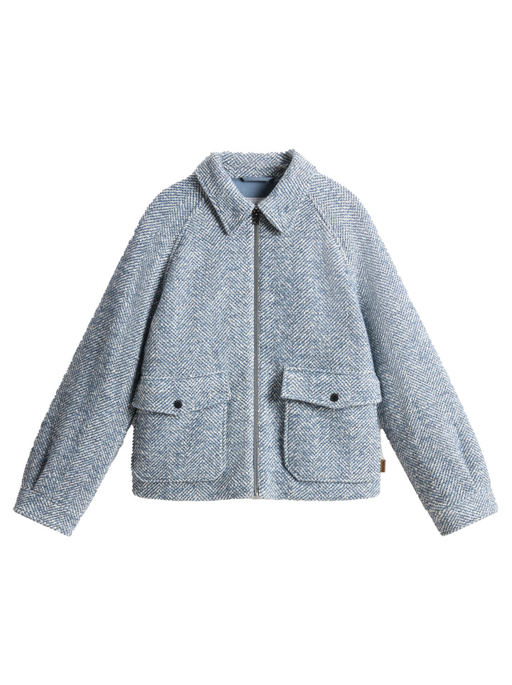 Woolrich overhemdjack van wolmix-Buitenste: 33% Acryl, 30% Wol, 25% Polyester, 7% Katoen, 5% Zijde<br /><br />Binnen: 67%