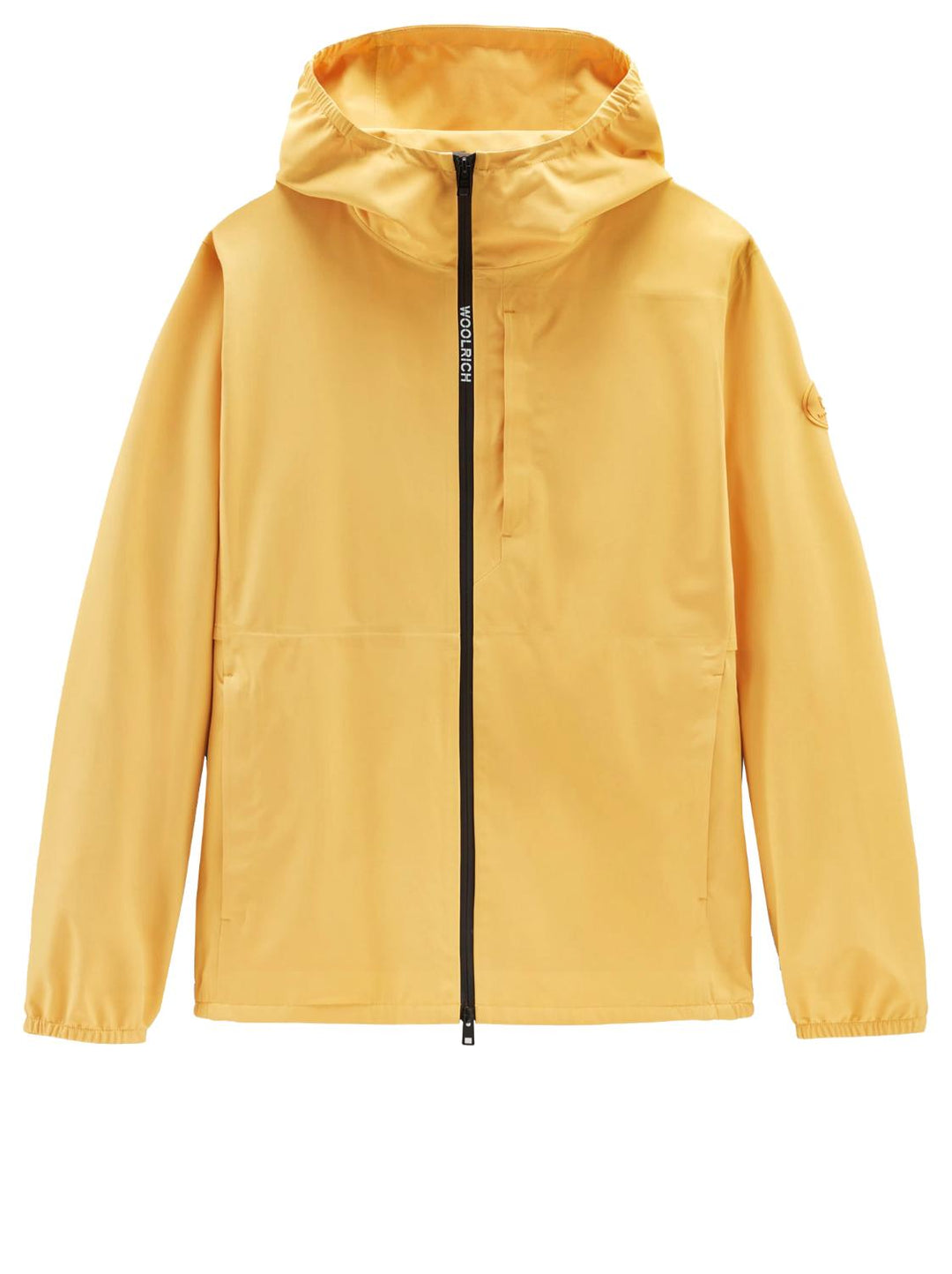 Woolrich PACIFIC capuchonjack – Geel-100% polyester-HEREN JASSEN & JACKS-Geel