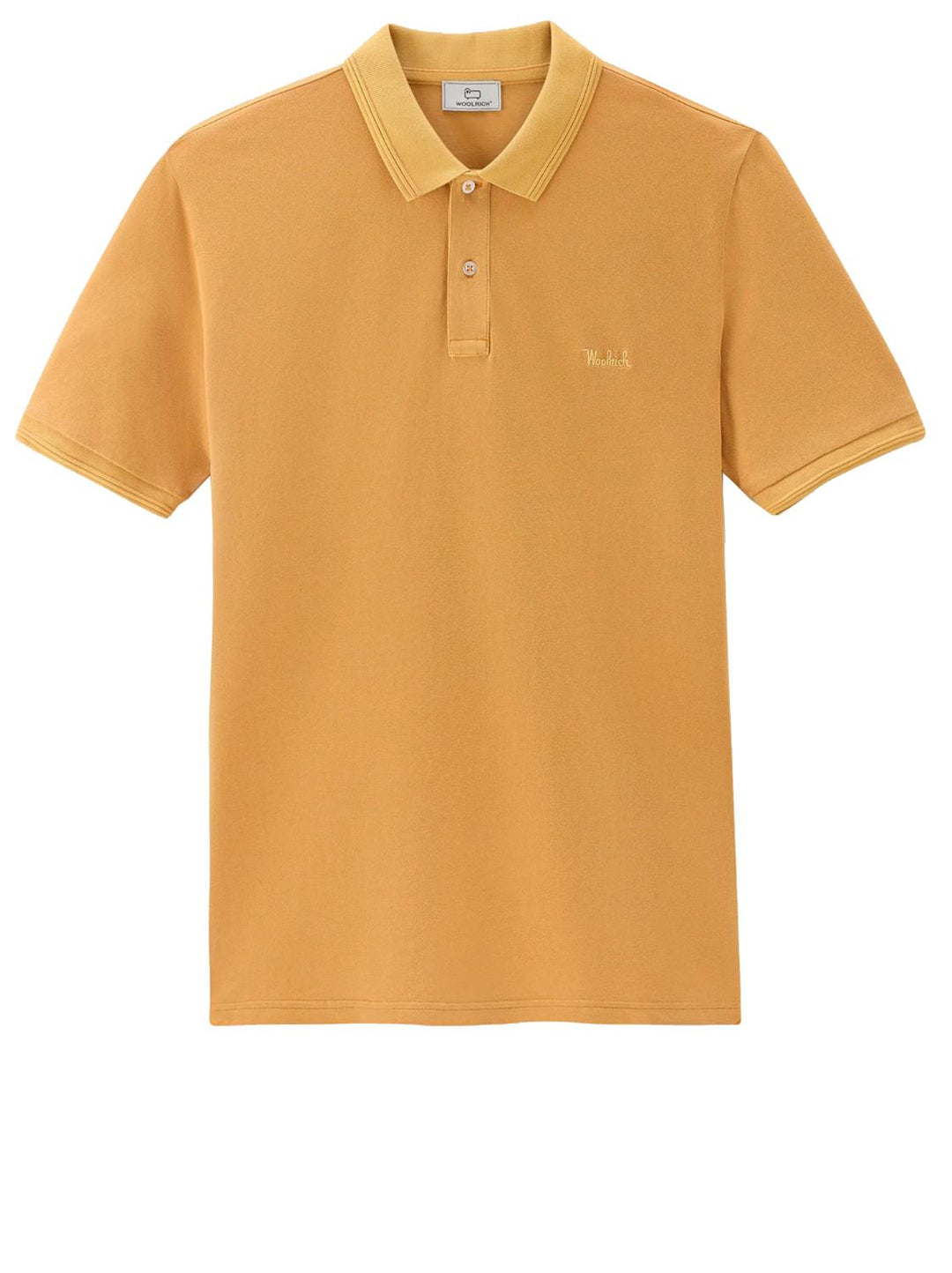 Woolrich polo MACKINACK slim-100% katoen-HEREN POLO'S & T-SHIRTS-Oranje
