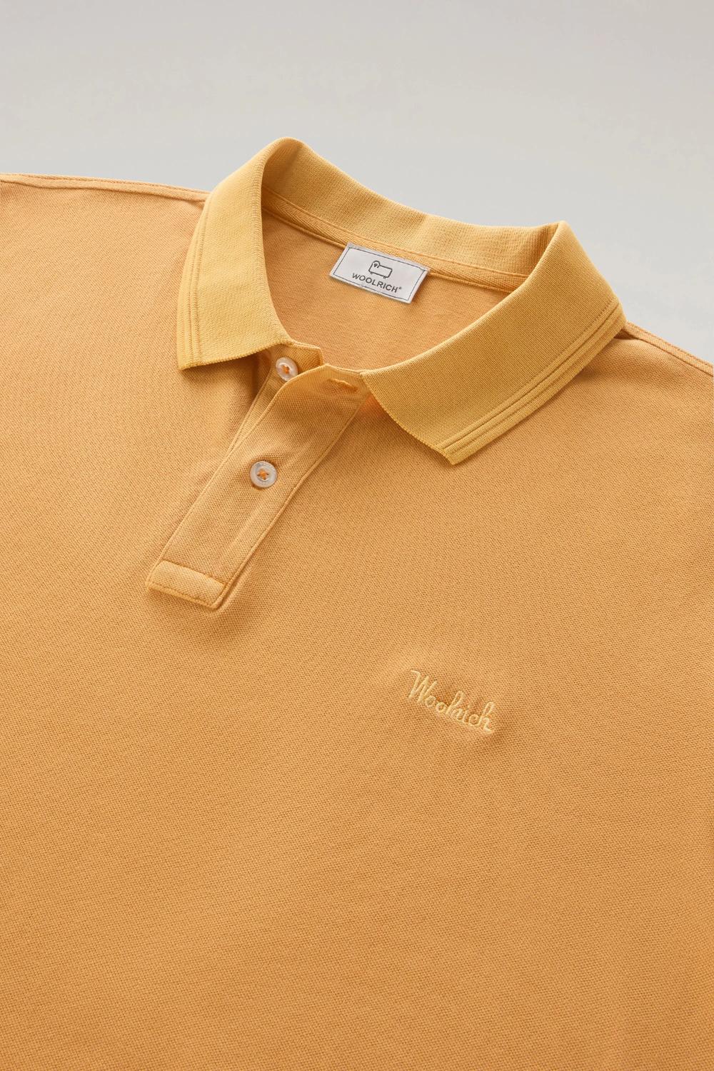 Woolrich polo MACKINACK slim-100% katoen-HEREN POLO'S & T-SHIRTS-Oranje