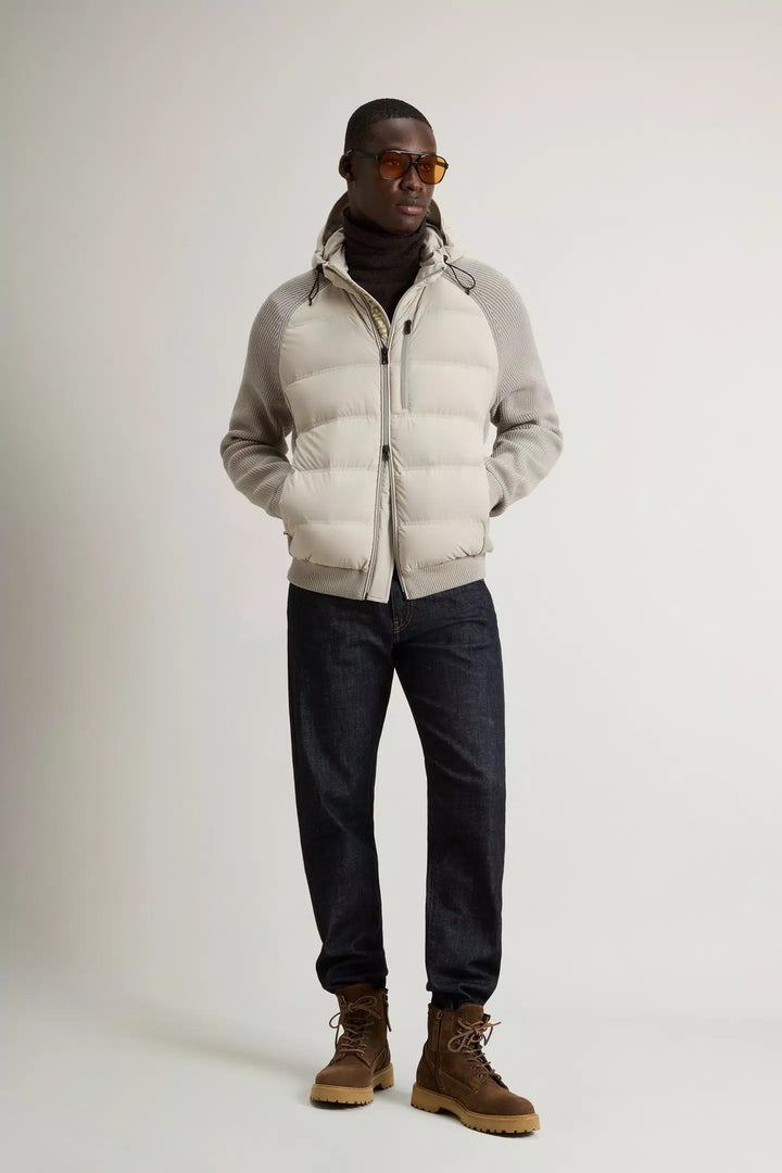 Woolrich Sportief Jack – Grijs-86% polyamide, 14% elastaan-HEREN JASSEN & JACKS-Grijs