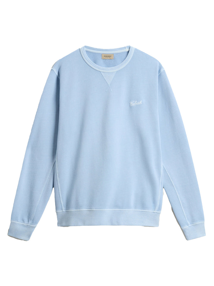 Woolrich sweater flask-Buitenste: 100% Katoen-HEREN TRUIEN & VESTEN-Blauw