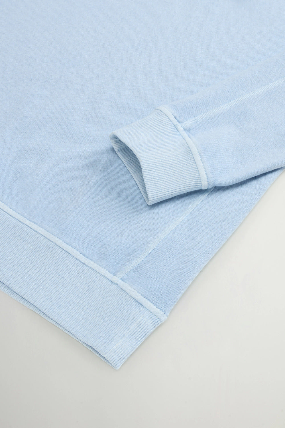 Woolrich sweater flask-Buitenste: 100% Katoen-HEREN TRUIEN & VESTEN-Blauw