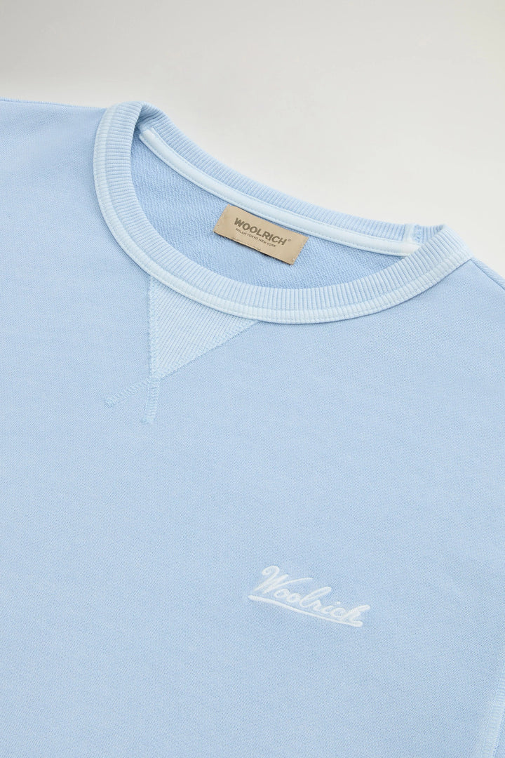 Woolrich sweater flask-Buitenste: 100% Katoen-HEREN TRUIEN & VESTEN-Blauw