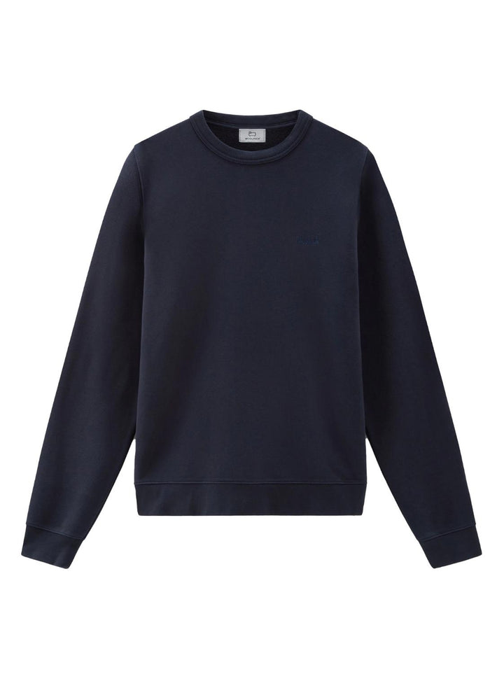 Woolrich sweatshirt met logo-66% katoen, 34% polyester-HEREN TRUIEN & VESTEN-Blauw