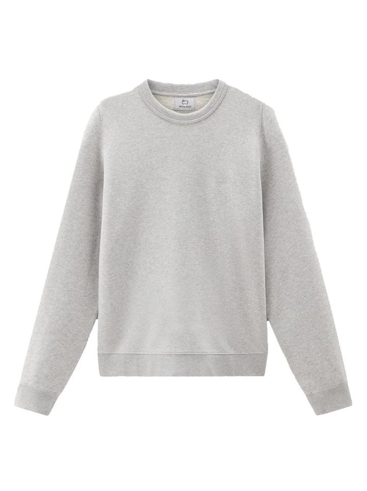 Woolrich sweatshirt met logo-66% katoen, 34% polyester-HEREN TRUIEN & VESTEN-Grijs