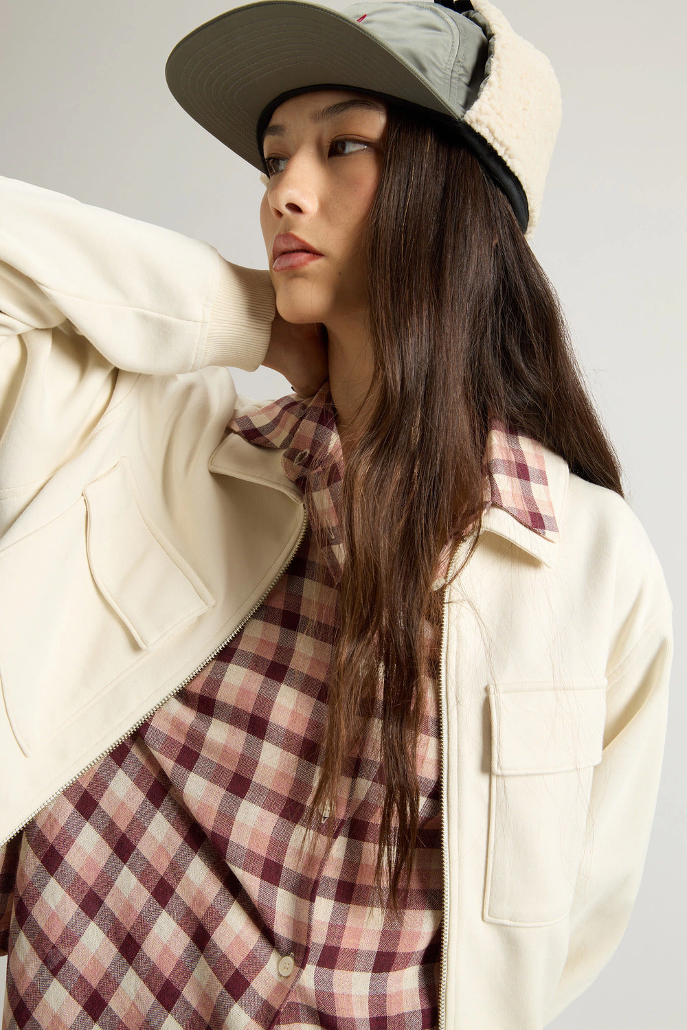 Woolrich Sweatvest van katoenen interlockmix-75% katoen, 25% polyester -DAMES TRUIEN & VESTEN-Room