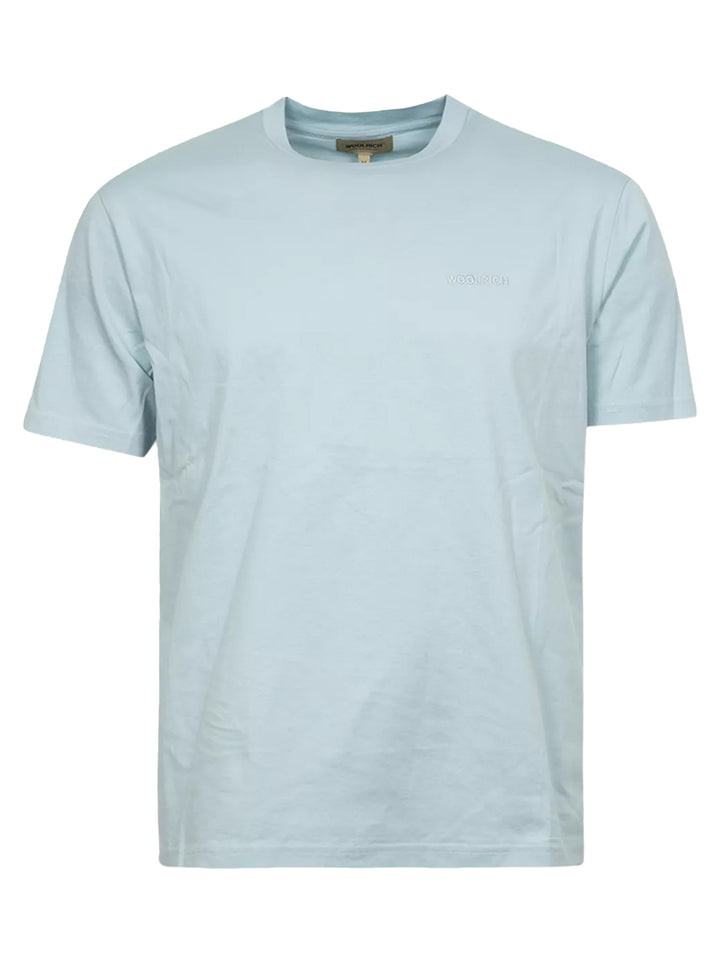 Woolrich t shirt blauw-100% Katoen-HEREN POLO'S & T-SHIRTS-Blauw