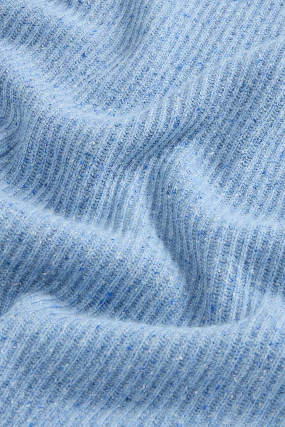 Woolrich Trui Ronde Hals – Blauw-30% wool, 30% viscose, 25% polyamide, 15% silk-HEREN TRUIEN & VESTEN-Blauw