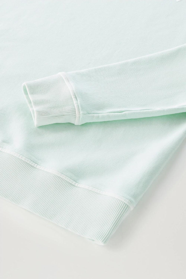 Woolrich VARSITY sweater-100% Katoen-HEREN TRUIEN & VESTEN-Groen