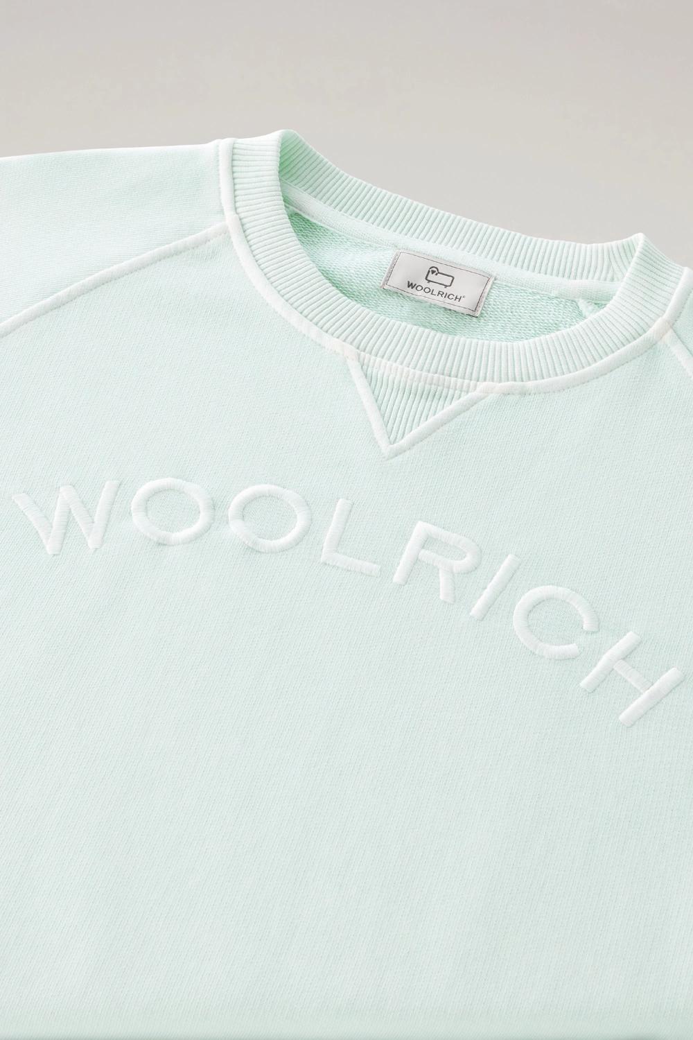 Woolrich VARSITY sweater-100% Katoen-HEREN TRUIEN & VESTEN-Groen