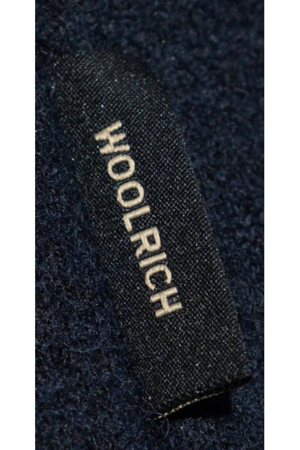 Woolrich Wollen Jack – Blauw-94% polyester, 6% elastaan-HEREN JASSEN & JACKS-Blauw