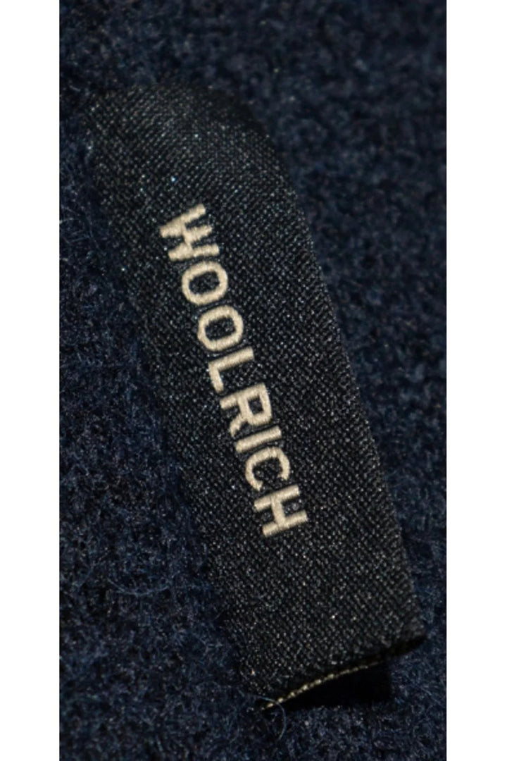 Woolrich Wollen Jack – Blauw-94% polyester, 6% elastaan-HEREN JASSEN & JACKS-Blauw