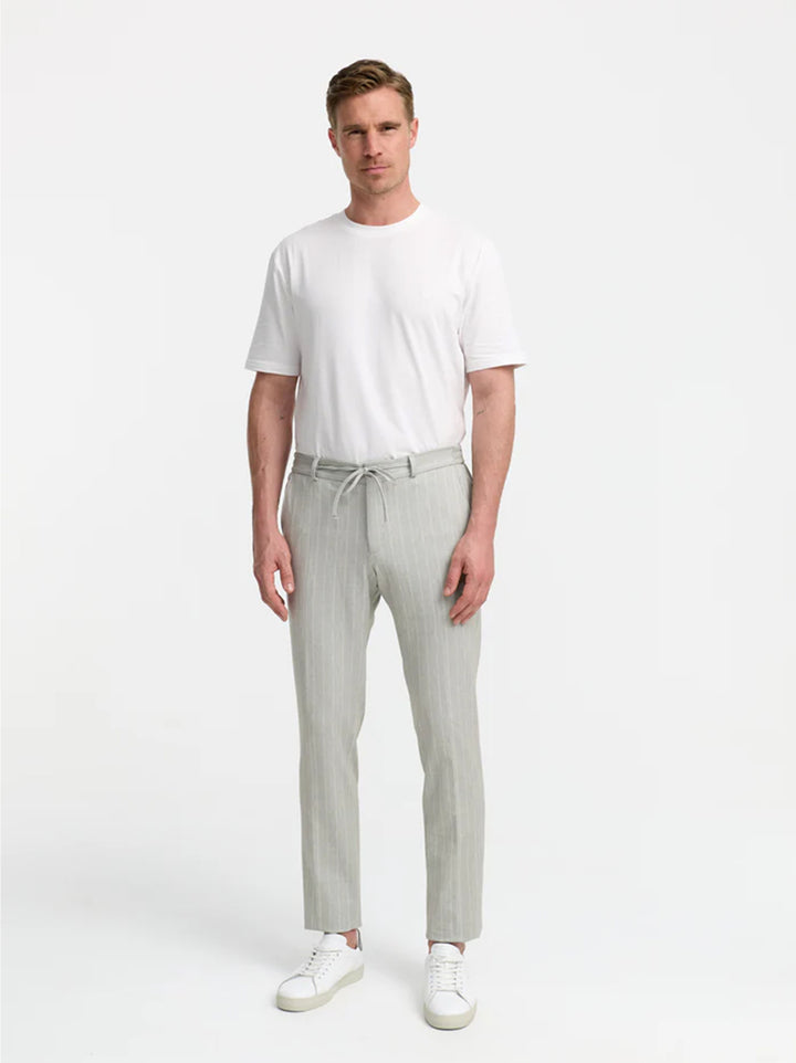 ZUITABLE DiSpartaflex pantalon -65% Polyester<br />30% Katoen<br />5% Elastaan-HEREN PAKKEN & COLBERTS-Grijs