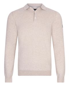 Cavallaro SORRENTINO polo lange mouw kit melange