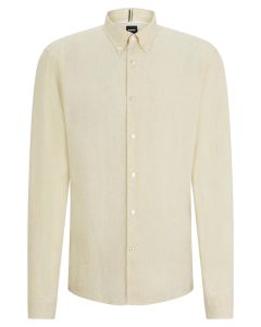 BOSS regular fit linnen shirt