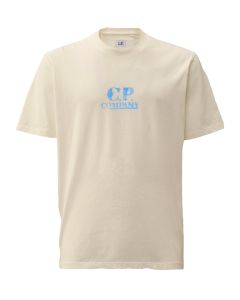 C.P. Company 30/1 Jersey Graphic white Logo