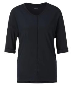 Marc Cain blouse materiaalmix