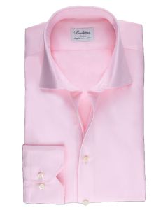 Stenstroms Roze Twill-overhemd Slimline