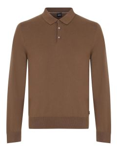 BOSS pullover met polokraag