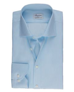 Stenstroms lichtblauw gestreept Slimline shirt