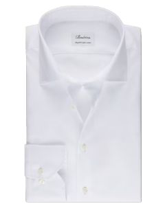 Stenstroms Twill Slimline shirt wit