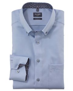 OLYMP Luxor modern fit Button-down lichtblauw