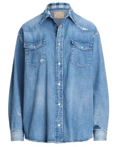 POLO Ralph Lauren denim western blouse