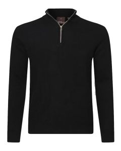 Oscar Jacobson regular fit half zip trui